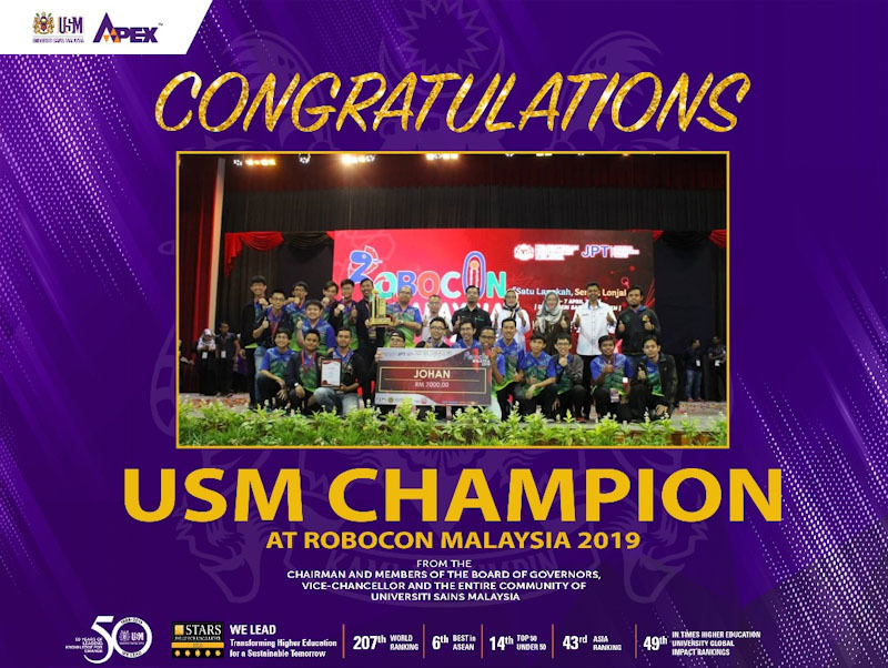 USM JOHAN ROBOCON MALAYSIA 2019